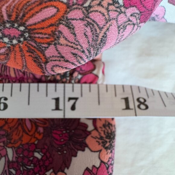 Liberty of London for Target Floral Pink and Purple One Shoulder Dress - Picture 8 of 12